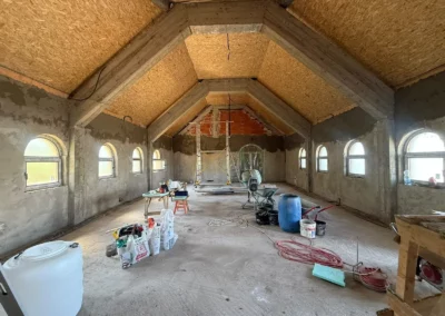 Capela Brateiu – lucrări interioare (1)