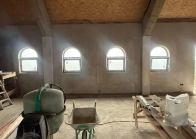 Capela Brateiu – lucrări interioare (2)