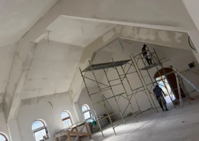 Capela Brateiu – lucrări interioare (5)