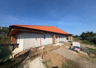 Capela Brateiu – clădirea în timpul lucrărilor (1)