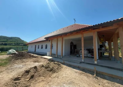 Capela Brateiu – clădirea în timpul lucrărilor (8)